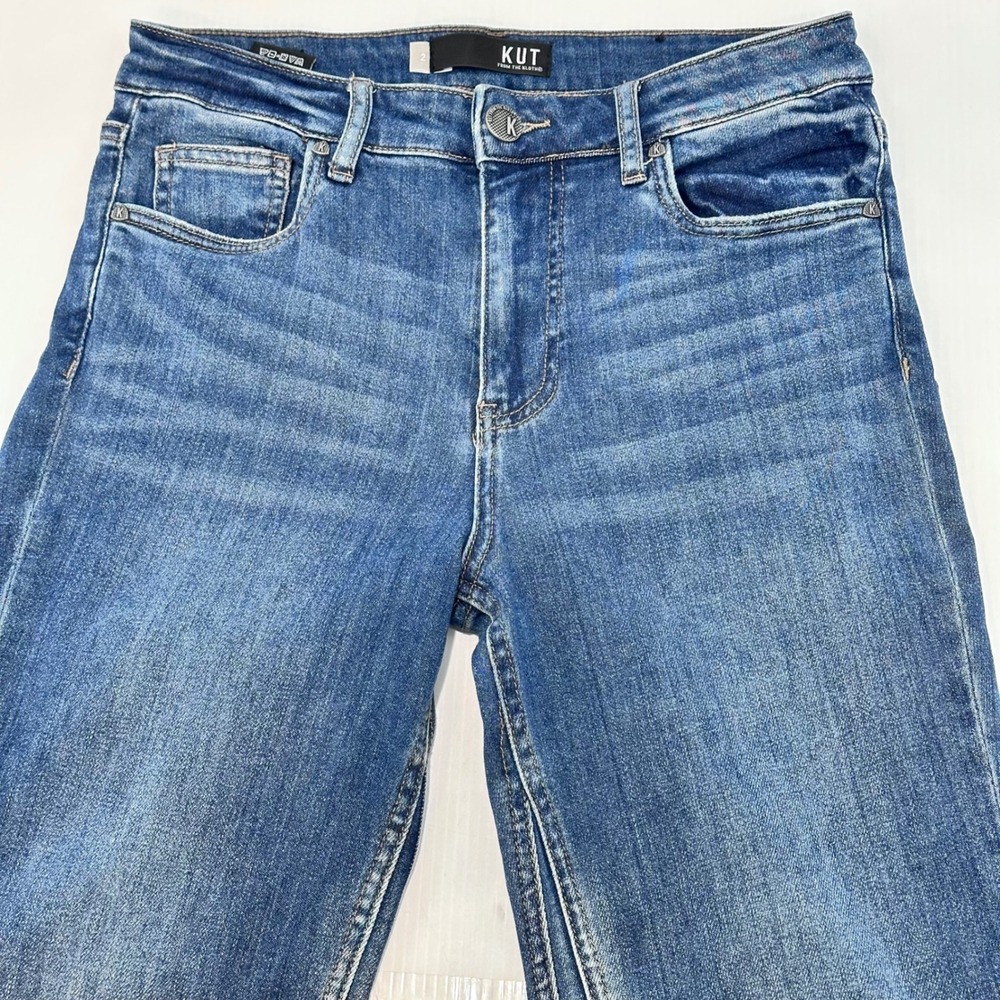 KUT from the Kloth Kelsey High Rise Ankle Flare Jeans Women's‎ Size 2 Denim - Picture 3 of 12
